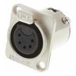 Conector canon 5P chasis AMPHENOL AC5FDZ