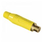 Ficha Conector RCA Hembra Amphenol ACJR-YEL Color Amarillo