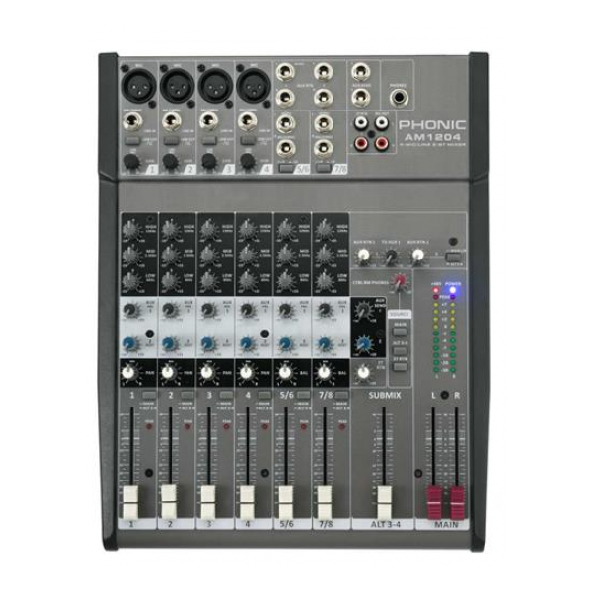 1121_4.jpg Mesa de Mezcla Analógica Phonic Am1204 - 8 Canales - Imagen 1