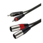 Cable Roxtone RACC190L2 2 Rca Macho A 2 Xlr Macho 2 Metros
