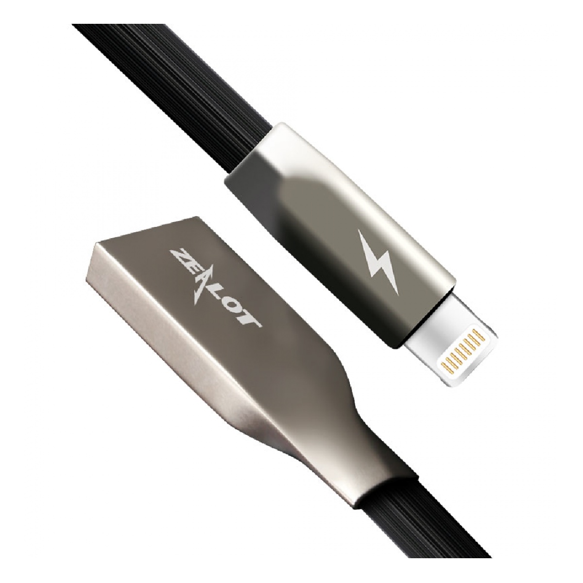 12097_4-1.jpg Cable Usb-Lightning Para Iphone, Ipad (Apple) 1 Metro - Imagen 1