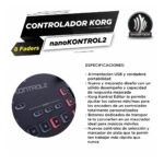 Controlador Midi Korg NanoKontrol2 Negro - Imagen 4