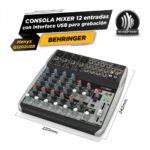 Mesa de Mezcla Analógica Behringer Xenyx Q1202USB - 12 Canales con USB - Imagen 3