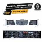 Amplificador de Potencia Analógica Tecshow Concert C:3600  - 2x800W RMS - Imagen 6