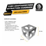 Cubo Para Estructura K900 Jk4 - Imagen 2