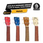 Ukelele Soprano Kahiro Sengon Marrón Oscuro Transparente - Imagen 5