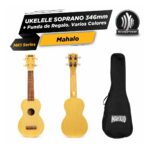 Ukelele Soprano Kahiro Sengon Marrón Oscuro Transparente - Imagen 4