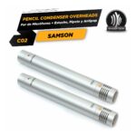 Par Micrófonos Samson C02 - Condenser Pencil Overheads - Imagen 2