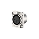 Chasis Hembra Xlr Roxtone RX3FD-NT Niquelada