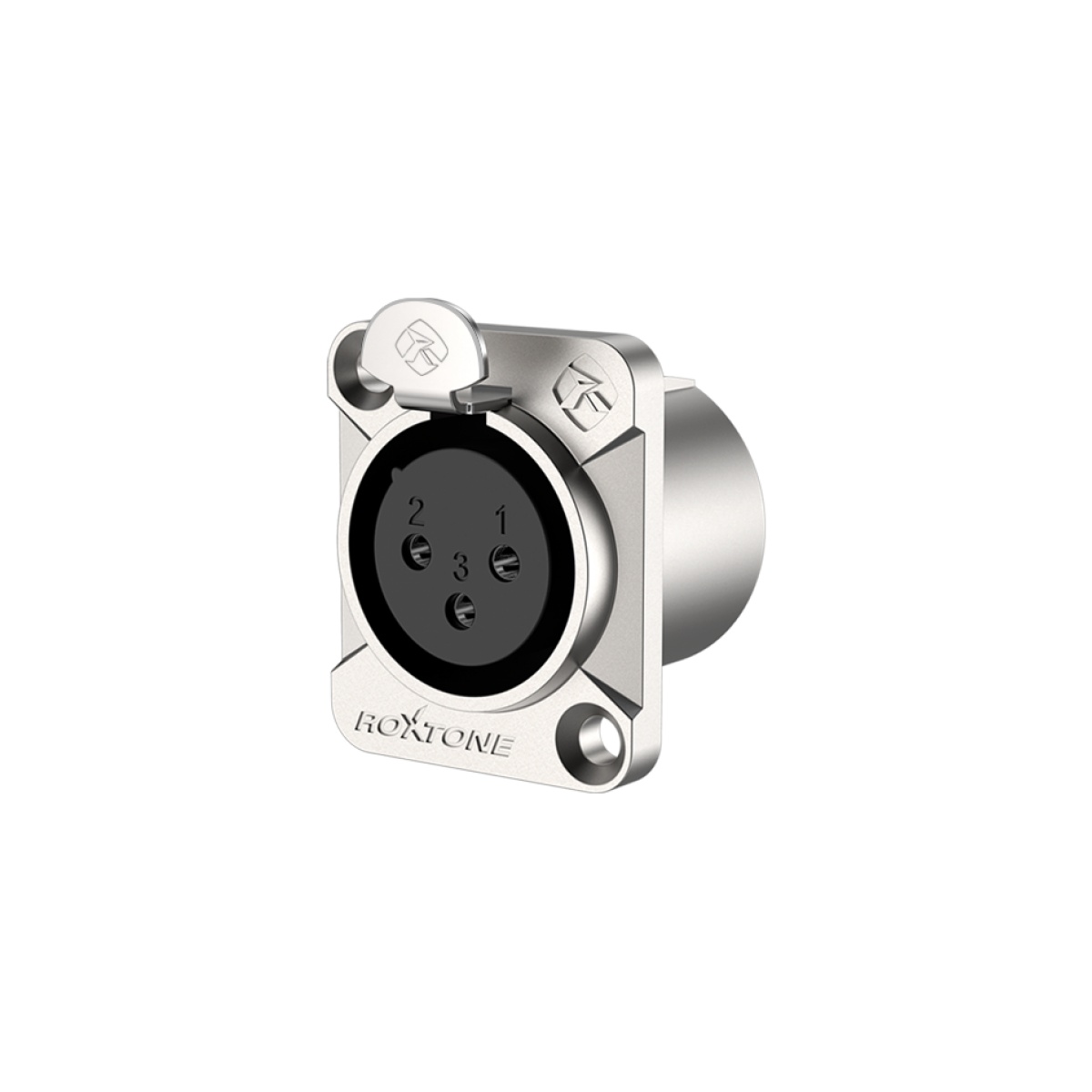 17066_4.jpg Chasis Hembra Xlr Roxtone RX3FD-NT Niquelada - Imagen 1