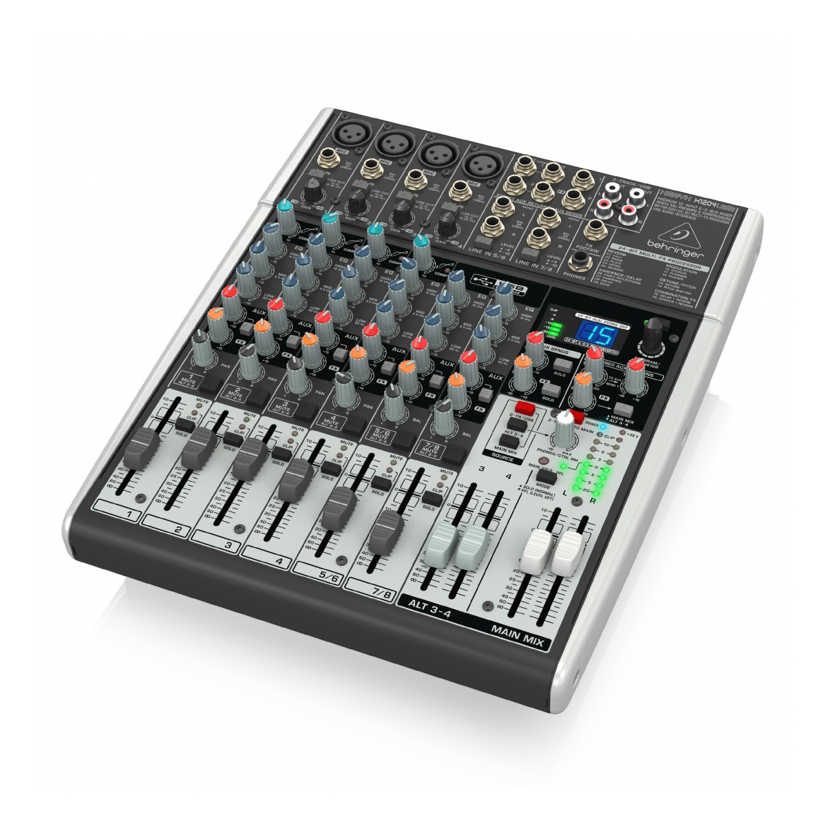 17366_4.jpg Mesa de Mezcla Analógica Behringer X1204USB - 8 Canales con Efectos y USB - Imagen 1