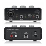 Interfaz Placa de Audio Behringer U-Phoria UM2 - 2 Entradas, 2 Salidas, USB