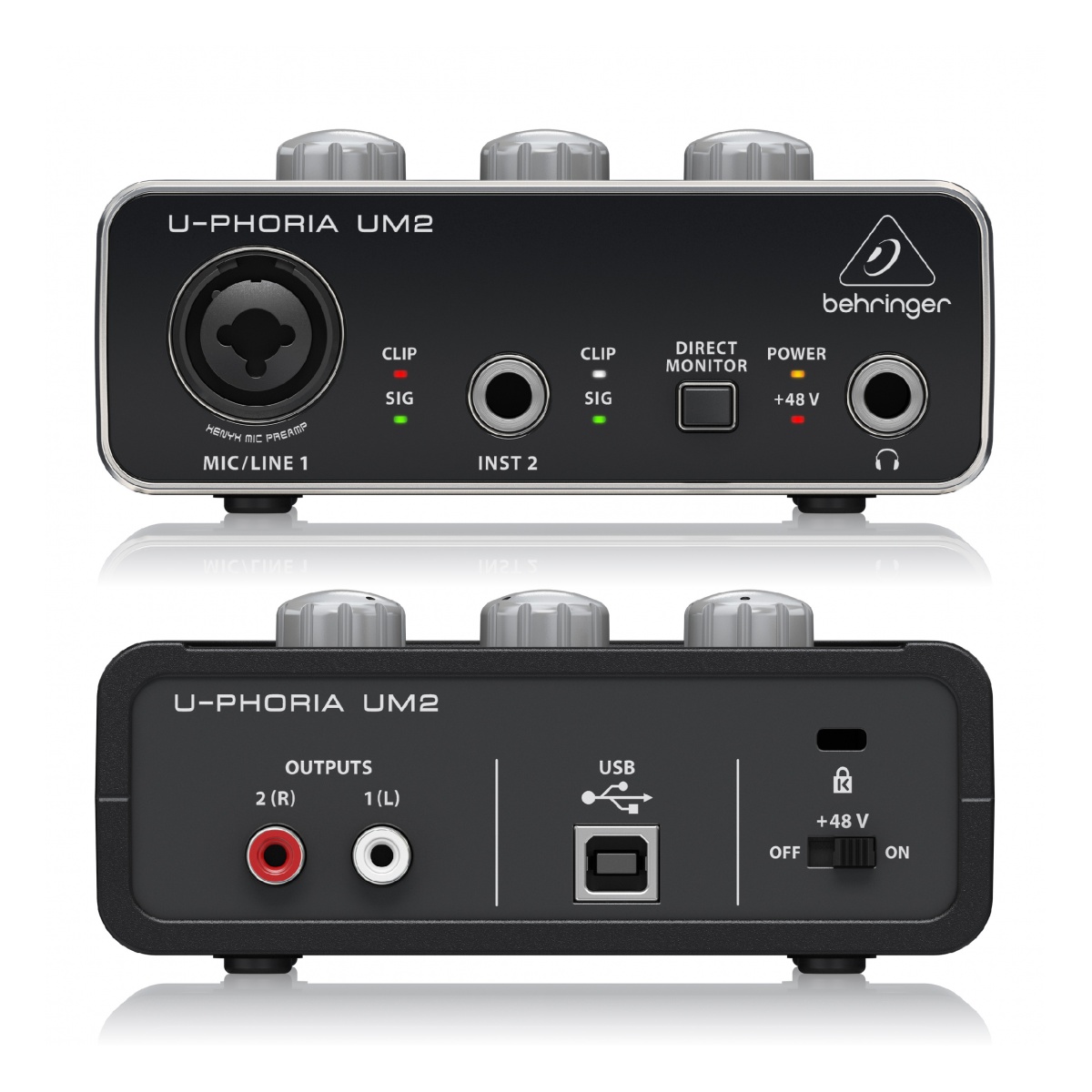 17594_4.jpg Interfaz Placa de Audio Behringer U-Phoria UM2 - 2 Entradas, 2 Salidas, USB - Imagen 1