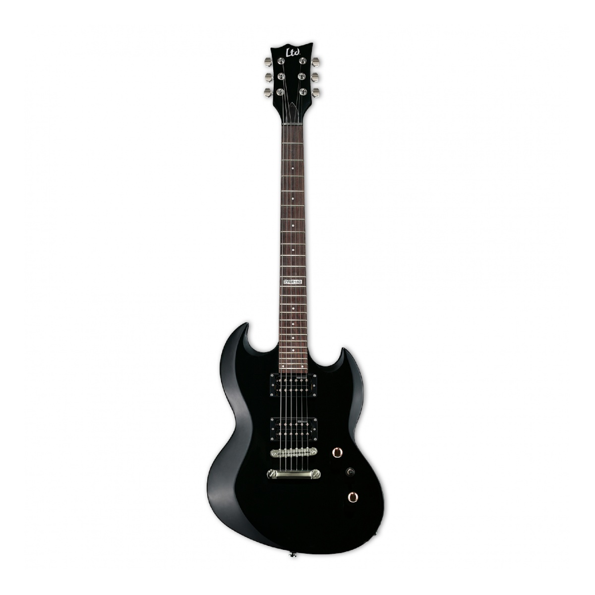 17722_4.jpg Guitarra Eléctrica Esp Ltd Viper 10 Negro Brillante Sg Funda - Imagen 1