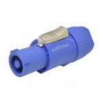 Ficha Conector Powercon Azul Macho (In) Roxtone RAC3FCI