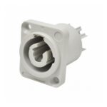 Ficha Chasis Powercon Blanco Hembra (Out) Roxtone Rac3Mpo