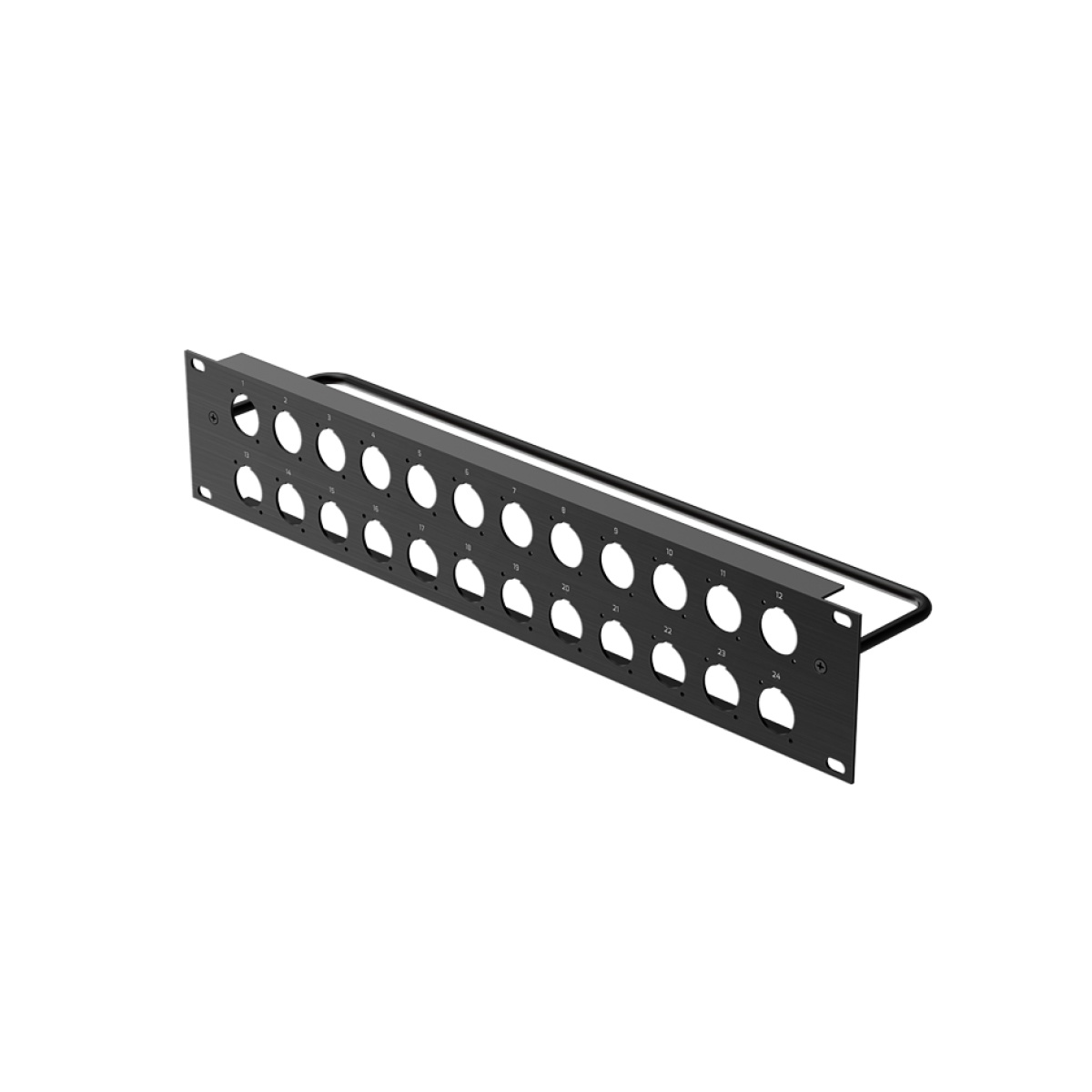 18226_4.jpg Panel de Rack Roxtone RACK2U24 – 2U con 24 orificios tipo D - Imagen 1