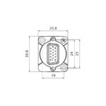 Ficha Chasis Vga Roxtone RAD15FD Hembra - Imagen 4
