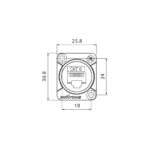 Ficha Chasis De Red Roxtone RAE8FD-C6 Metálica - Imagen 2