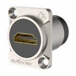 Ficha Chasis HDMI Hembra Metálica Roxtone RAH14D