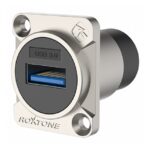 Ficha Chasis Usb 3.0 Hembra Roxtone RAU3D Metálica