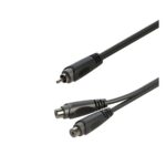 Cable Roxtone RAYC570L02 1 Rca Macho A 2 Rca Hembra 20 Cm