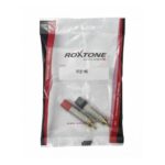 Par De Fichas Conectores RCA Macho Roxtone RF2C-NG Niqueladas - Imagen 2