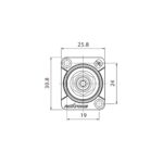Ficha Chasis RCA Hembra Roxtone RF2D-N Niquelada - Imagen 4