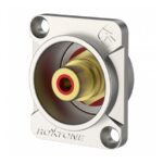 Ficha Chasis RCA Hembra Roxtone RF2D-N Niquelada - Imagen 2