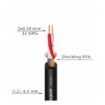 Cable de Micrófono Roxtone Mc006  Balanceado - Imagen 2