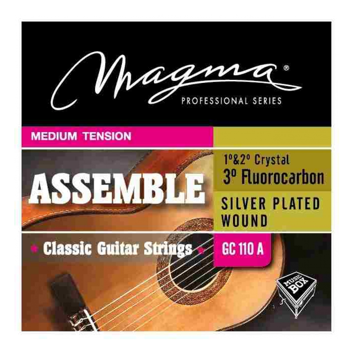 19138_4.jpg Encordado Magma Gc110A Clásica Assamble Medium Tension - Imagen 1