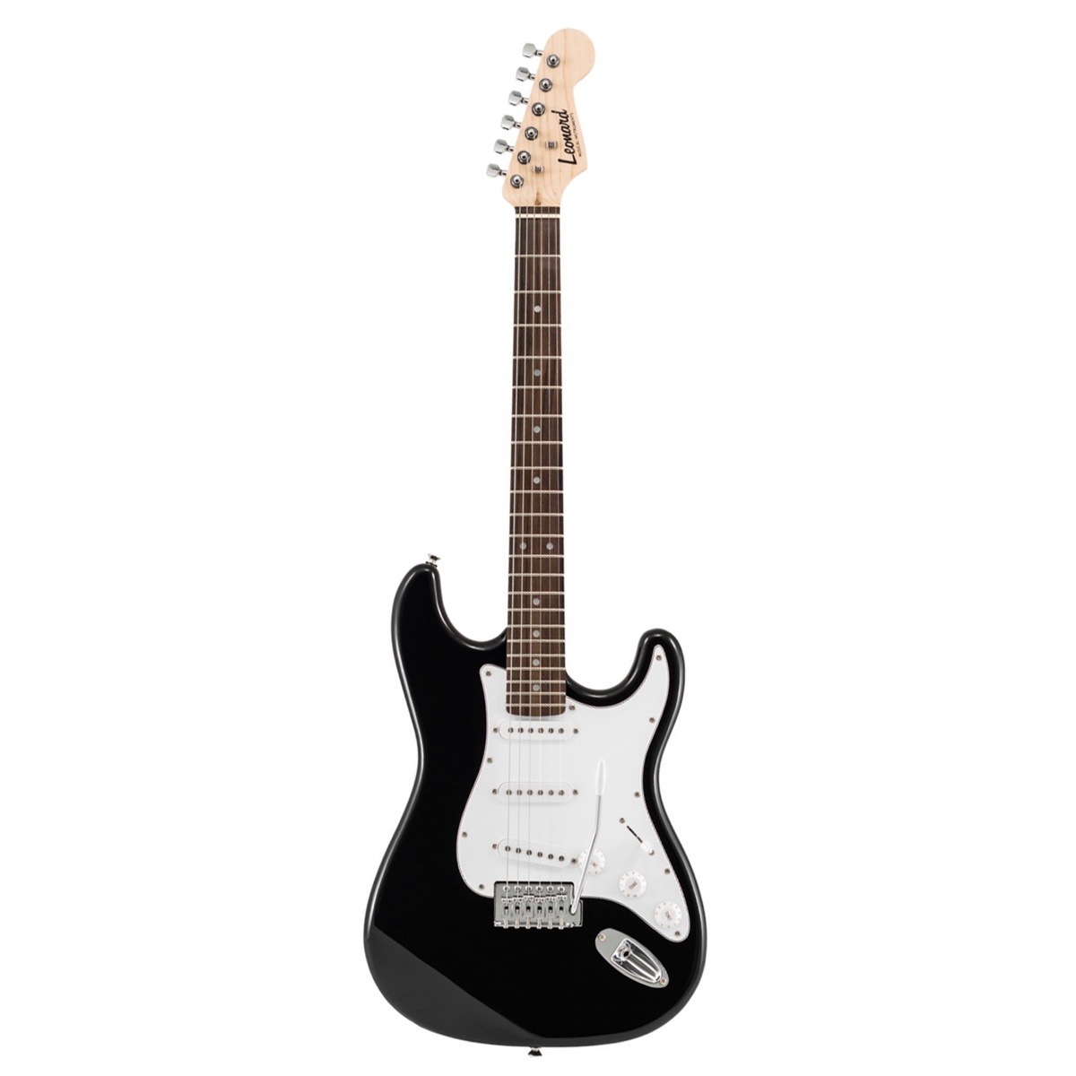 19755_4.jpg Guitarra Eléctrica Leonard Stratocaster Negra Le362Bk 3 Mic Single - Imagen 1