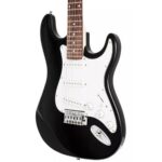 Guitarra Eléctrica Leonard Stratocaster Negra Le362Bk 3 Mic Single - Imagen 2