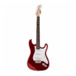Guitarra Electrica Leonard Stratocaster Roja Le362Mrd 3 Mic Single