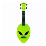 Ukelele Soprano Mahalo Alien Funda Neon Verde