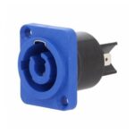 Ficha Chasis Powercon Azul Hembra (In) Amphenol HP-3MD