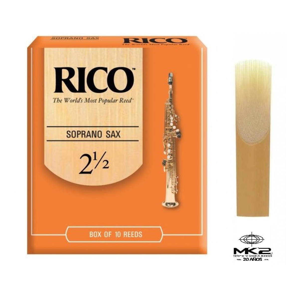 22233_4.jpg Caña Rico Saxo Soprano 2.5 Ria1025 - Imagen 1