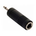 Adaptador Miniplug 3.5 Mono a Jack Plug 6.5 Hembra Stereo Arwen AU29