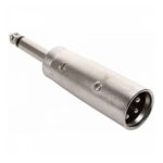 Adaptador Plug 6.5 Mono a Canon XLR Macho Arwen AU30