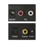 Convertidor Dk-201C Digital A Analogico Fibra Optica A Rca - Imagen 3