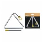Triangulo Metálico Stagg St-Tri6 12Mm X 6 Golpeador - Imagen 2