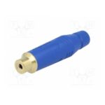 Ficha Conector RCA Hembra Amphenol ACJR-BLU Color Azul