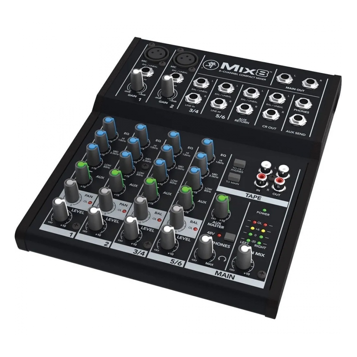 25901_4.jpg Mesa de Mezcla Analógica Mackie MIX8 - 6 Canales - Imagen 1