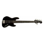 Bajo Squier V 5 Cuerdas Deluxe Jazz Bass Activo Negro