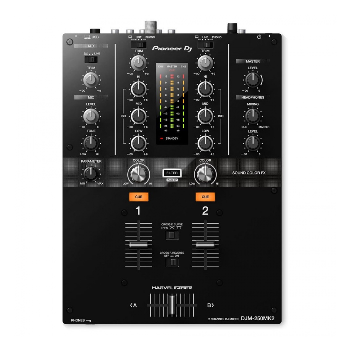 27671_4.jpg Mixer Dj Pioneer DJ Djm-250Mk2 de 2 Canales, efectos, Incluye software Rekordbox, Puerto USB - Imagen 1