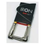 Cable Standard 6 Mm. Plug 1/4 - Plug 1/4 Angulares X 25 Cm