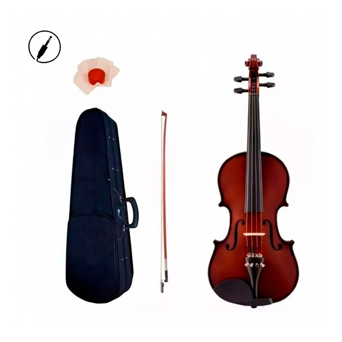 28336_4.jpg Violin 1/2 Macizo Tapa Pino, Fondo Maple 4 Afinadores Metali - Imagen 1