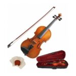 Violin 1/8 Macizo Tapa Pino, Fondo Maple 4 Afinadores Metali