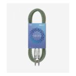 Cable 6 Mm. Plug 1/4 - Plug 1/4 Mallado X 3 Mts.