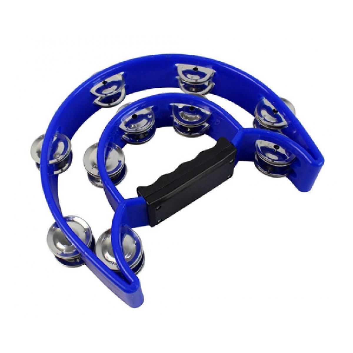 29124_4.jpg Pandereta Quicktension Azul Medialuna Doble Sonaja - Imagen 1